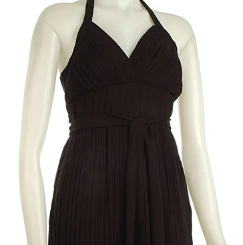 DRESS JONATHAN MARTIN DRESS BLACK WITH  WHITE DOTS